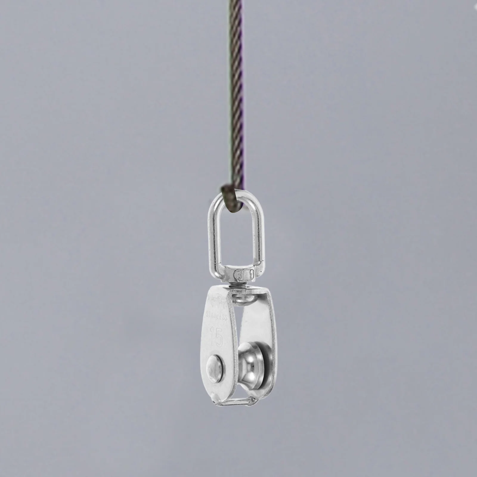 10pcs Stainless Steel Pulley Wire Rope Pulley Greenhouse Diy Project Pulleys Groove Wheel Heavy Duty Lifting Pulley Heavy Duty P