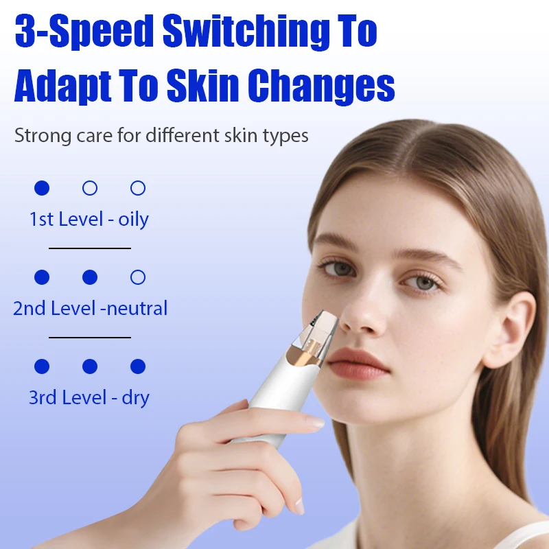 Blackhead Remover Vacuum Suction Electric Face Pore Cleaner Whiteheads Black Spots Pimple Acne Extractor Skin Care Set Beauty