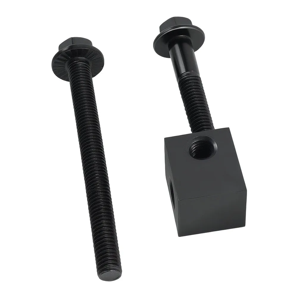 Black Alternator Adjuster Kit Rust Prevention Coating Smooth Tightening Action Deformation Resistant High-strength Carbon Steel