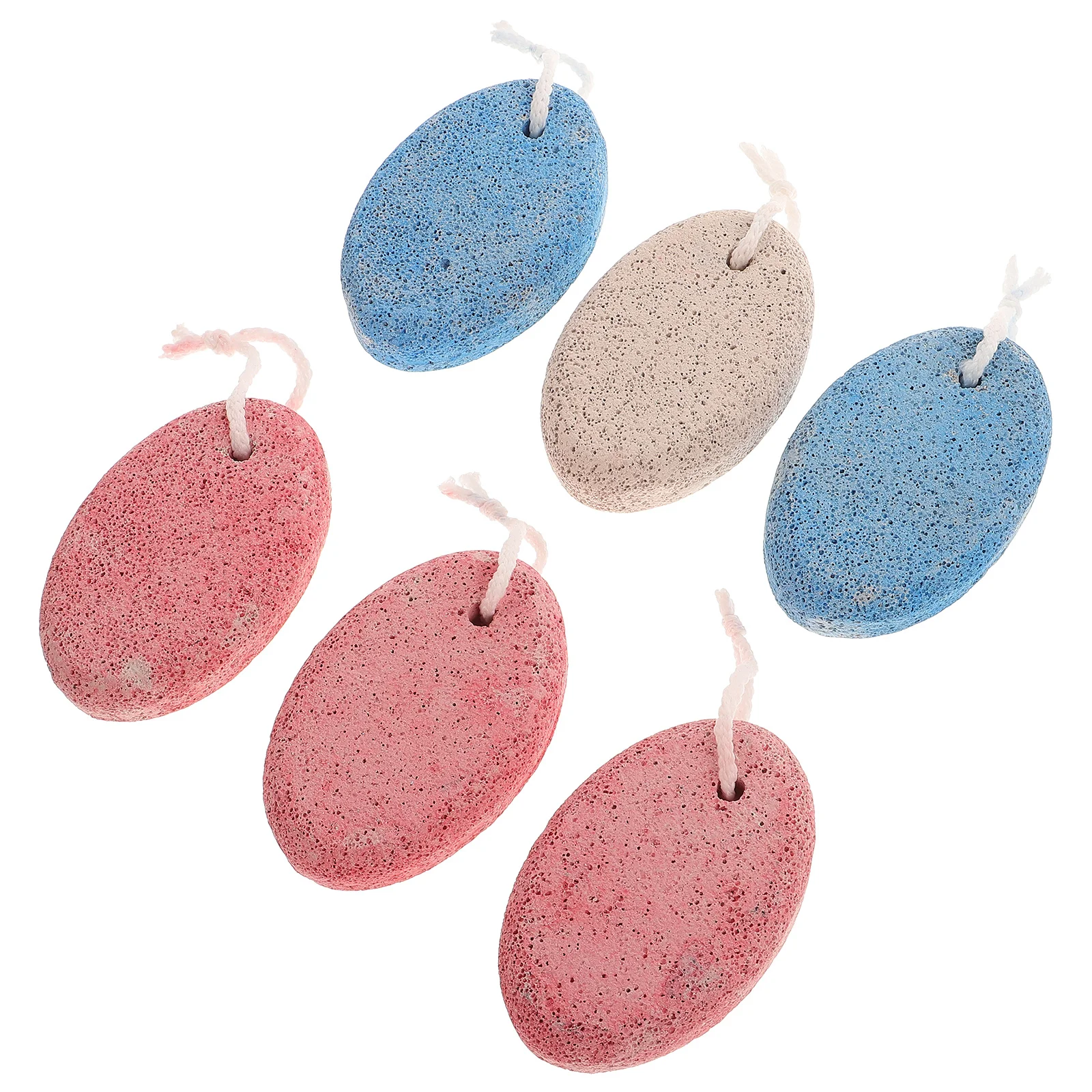 

6Pcs Pumice Stones Natural Callus Remover Foot Dead Skin Remover Exfoliating Pedicure Tools Foot Files Natural Pumice Stone