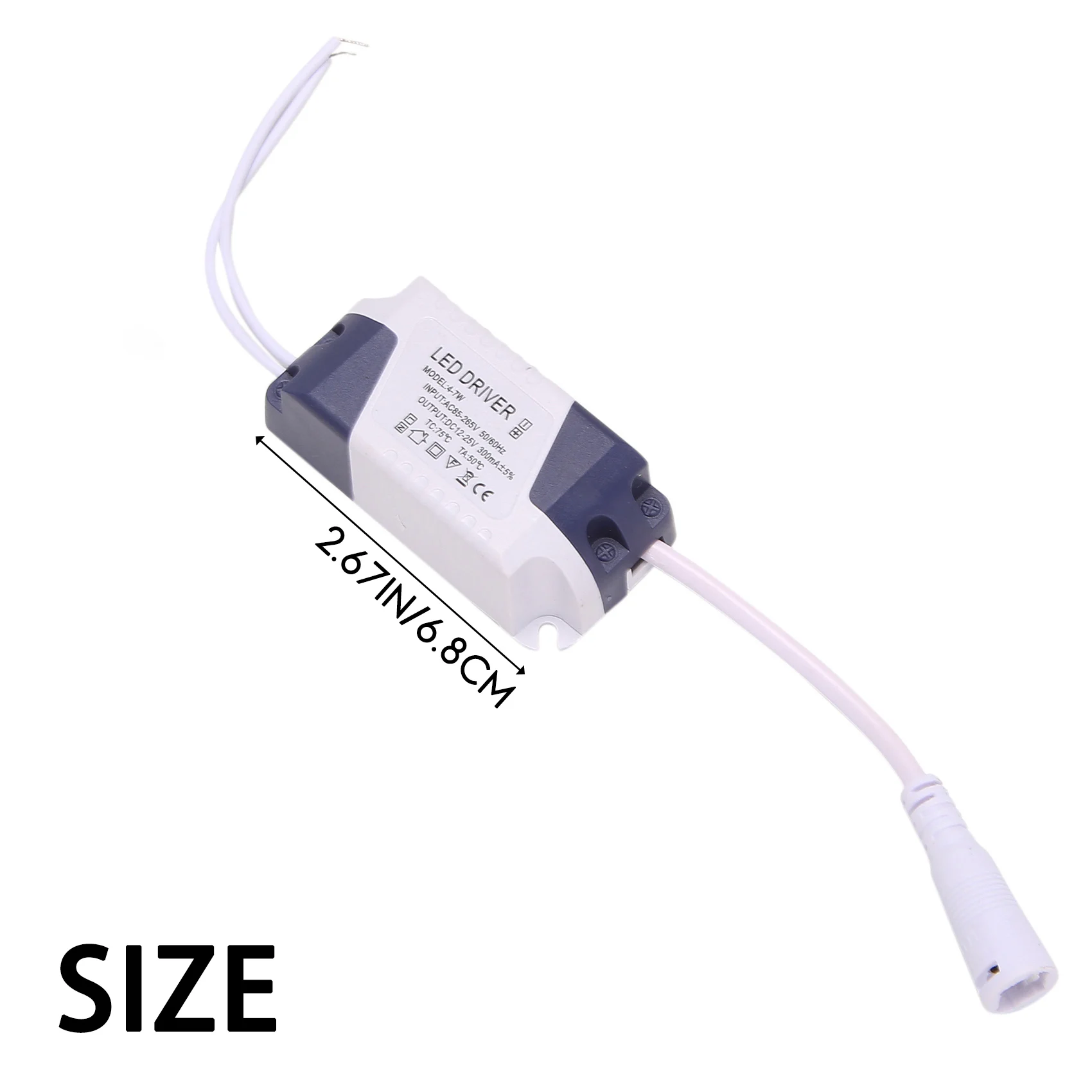 Trasformatore LED - Trasformatore costante Trasformatore di alimentazione driver LED 4-7W DC12-24V Durevole