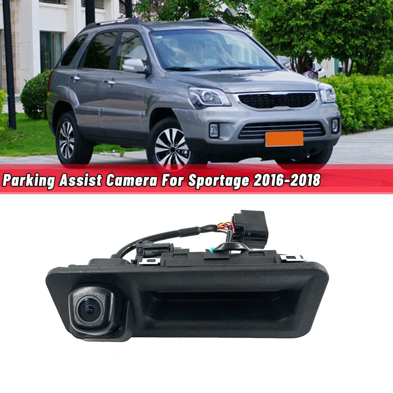 95760-D9000 Car Rear View Camera Trunk Handle 95760D9001 for KIA Sportage KX5 2016-2019 Tailgate Backup Assist Camera