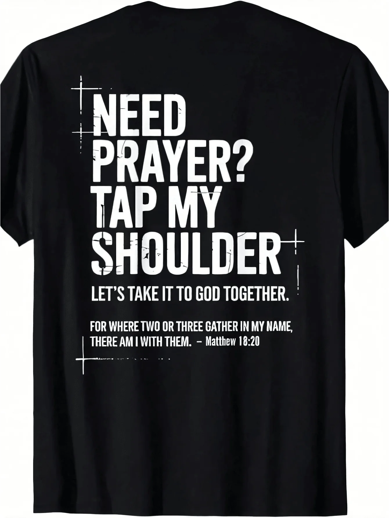 Need Prayer Tap My Shoulder Bible Verse Christian