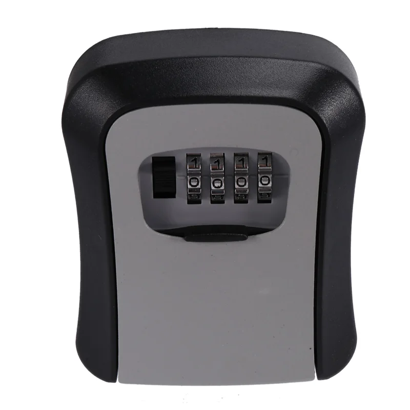 10X Key Lock Box Wall Mounted Key Safe Box Weatherproof 4 Digit Combination Key Storage Lock Box Indoor Outdoor