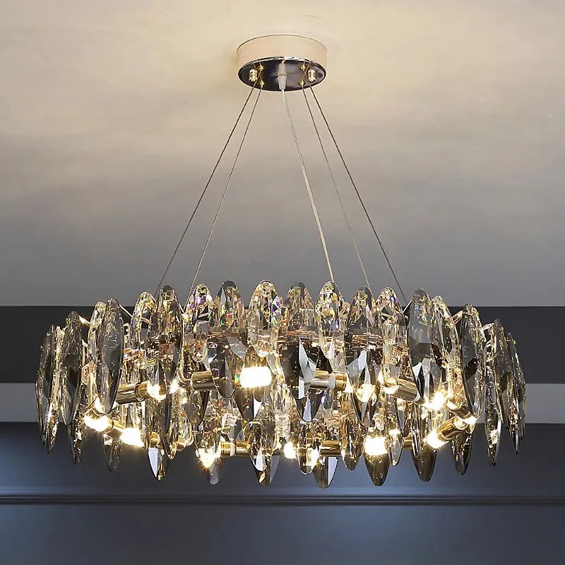 

home decorationPendant lights, luxury crystal living room chandelier, bedroom Pendant lamp, ceiling light, indoor lighting