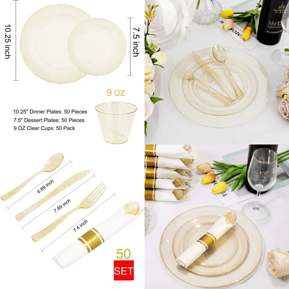 Glittering Gold Din…