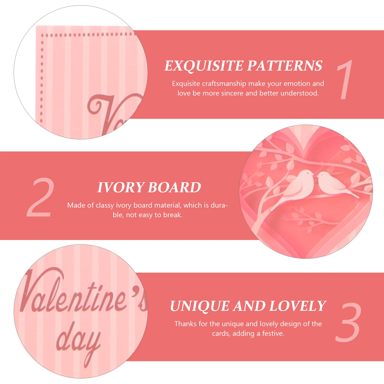 Grußkarten-Set, Valentinstagskarten, Valentinstag, Süßigkeitenhalter, Valentinstag-Austausch, Grußpapier, leer