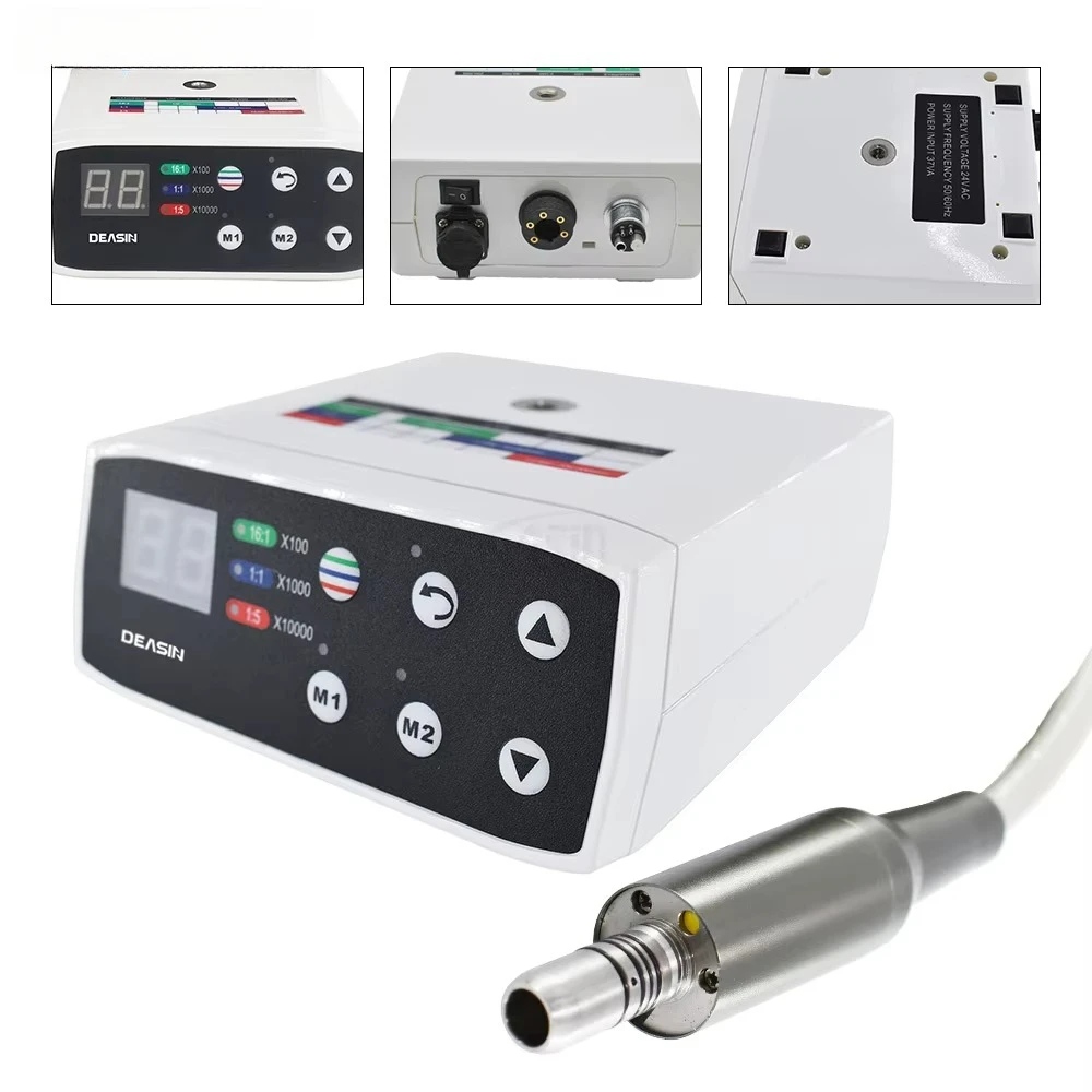8000A Dental Electric LED Micro Motor Brushless Internal Spray Brushless Electric Micromotor Low Speed Handpiece