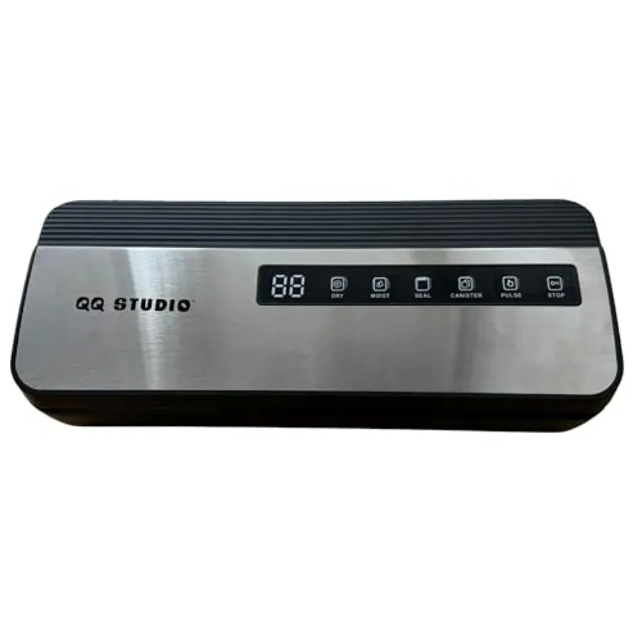 Sistema de sellado al vacío 6 en 1 con cortador incorporado para conservación de alimentos, Ideal para el hogar, cocina, almacenamiento, preparación de comidas y alimentos a largo plazo