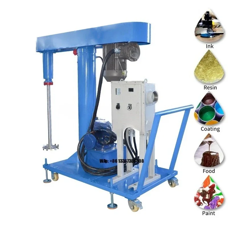 Paint Mixing Machine with tank Epoxy Paint Mixer High Speed Disperser Ink Manufacturing Equipment
