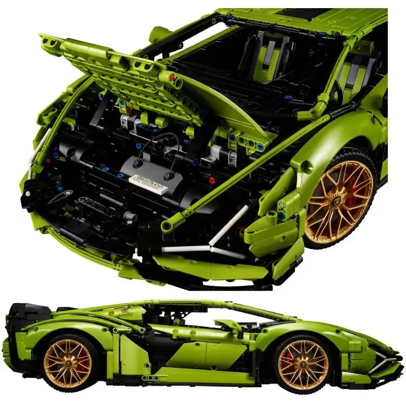 2025 جديد التقنية لامبو سيان FKP 37 SuperCar بنة تجميع لغز نموذج الطوب 42115 3696 قطعة لهدايا عيد ميلاد الاطفال
