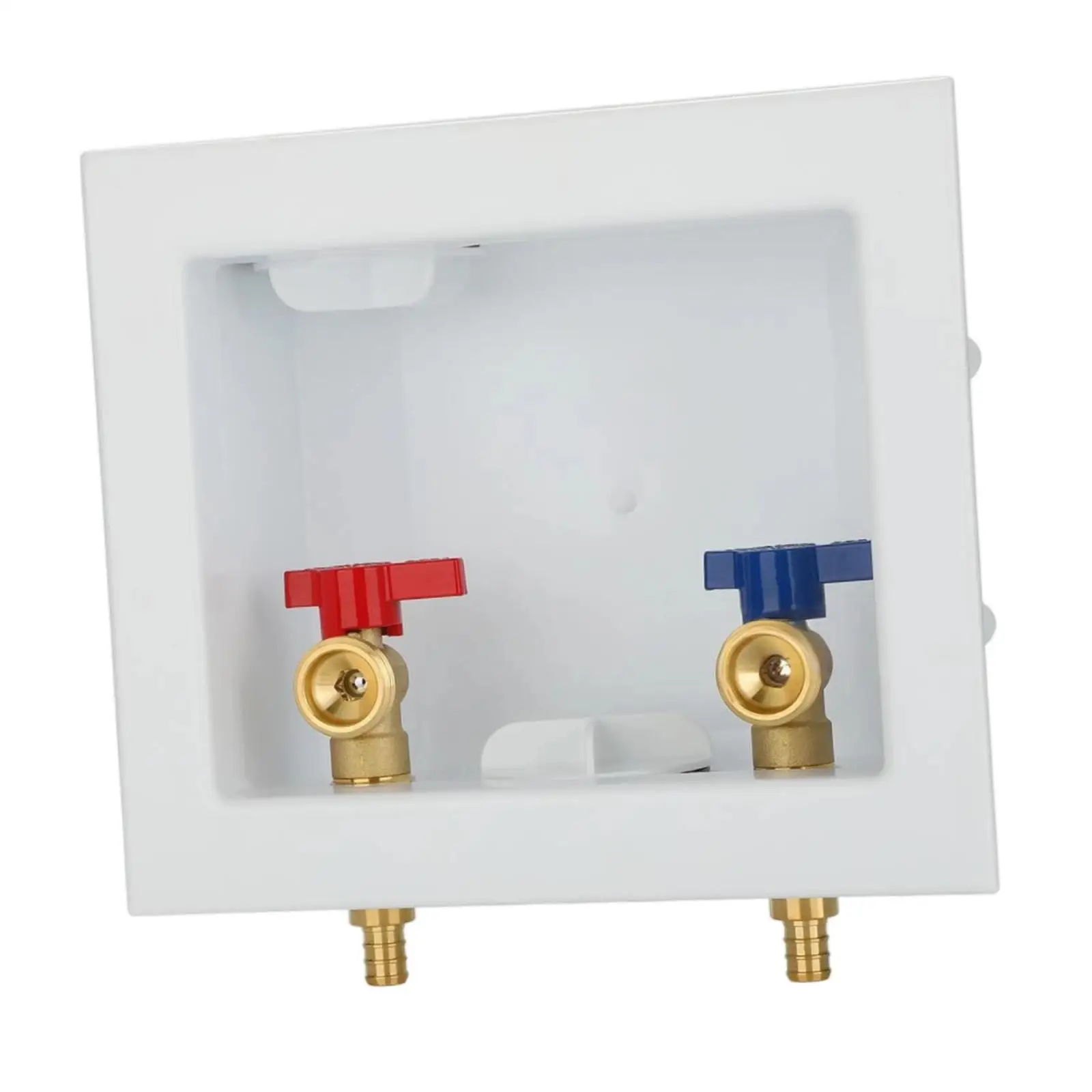 

Laundry Washer Valve Outlet Box Easy to Install Lightweight 3/4" Mht Outlet