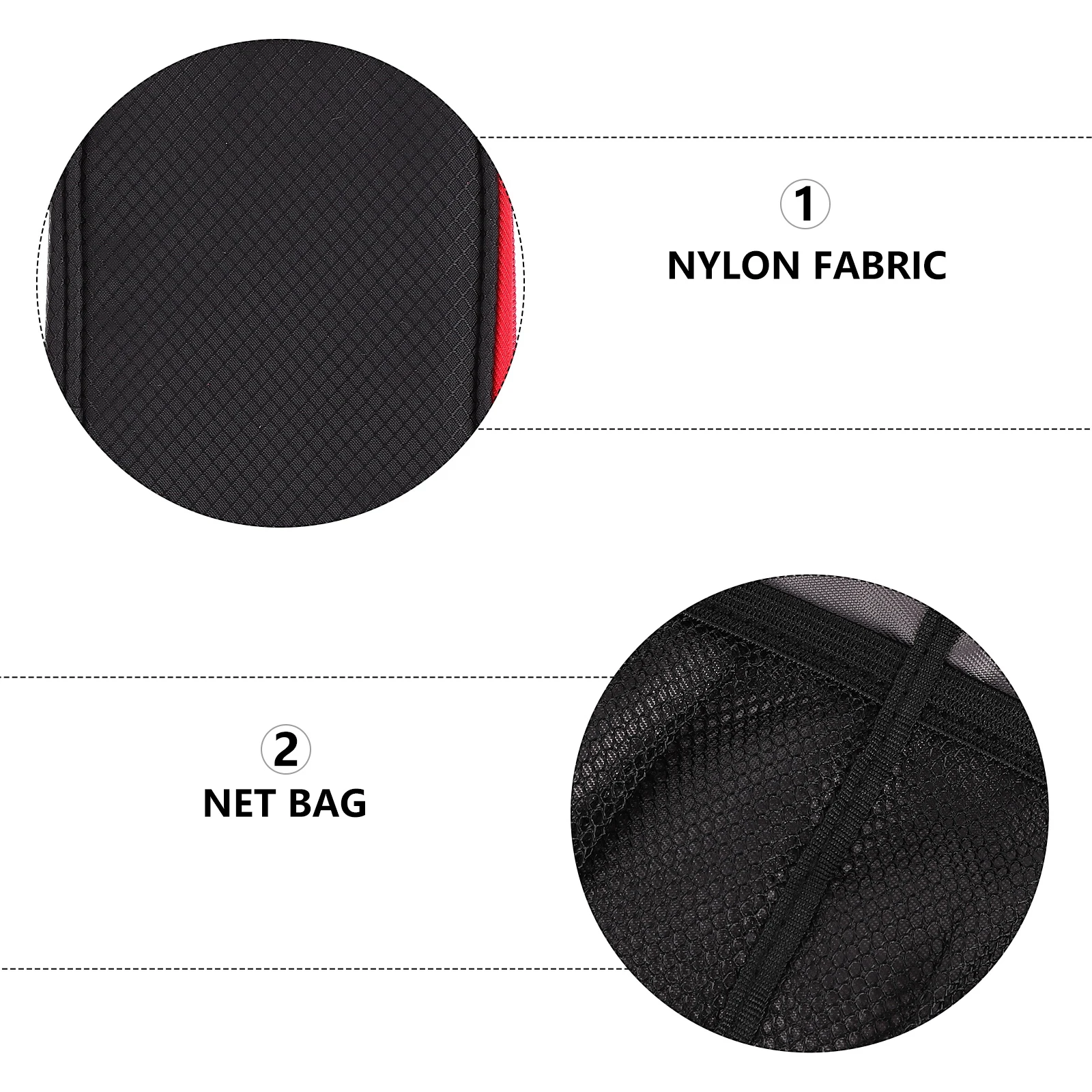 

2pcs Digital Accessories Storage Bag Cable Organizer Electronic Bag Cord Storage Pouch Premium Zipper Mesh Pockets Elastic Loops
