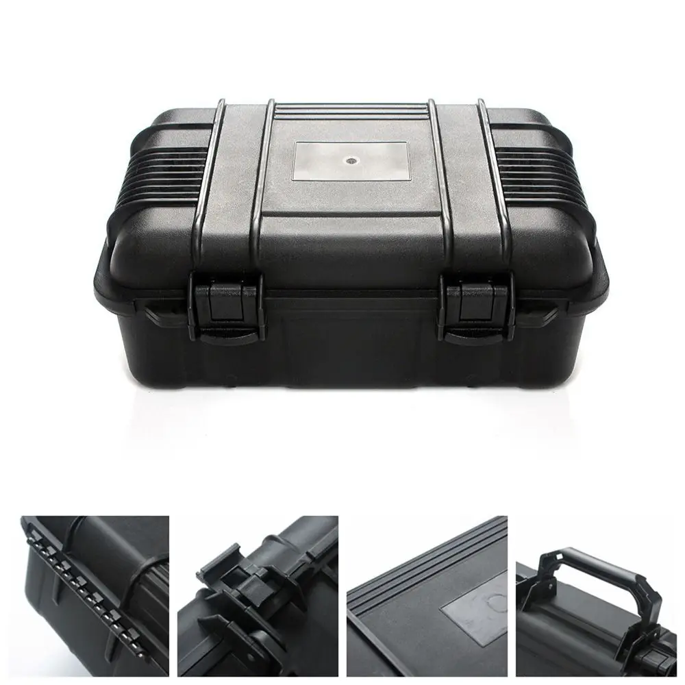 Removable Cushion Shockproof Plastic Toolbox Waterproof Sealed Tool Case Durable Sponge Equipment Box Antique Collection