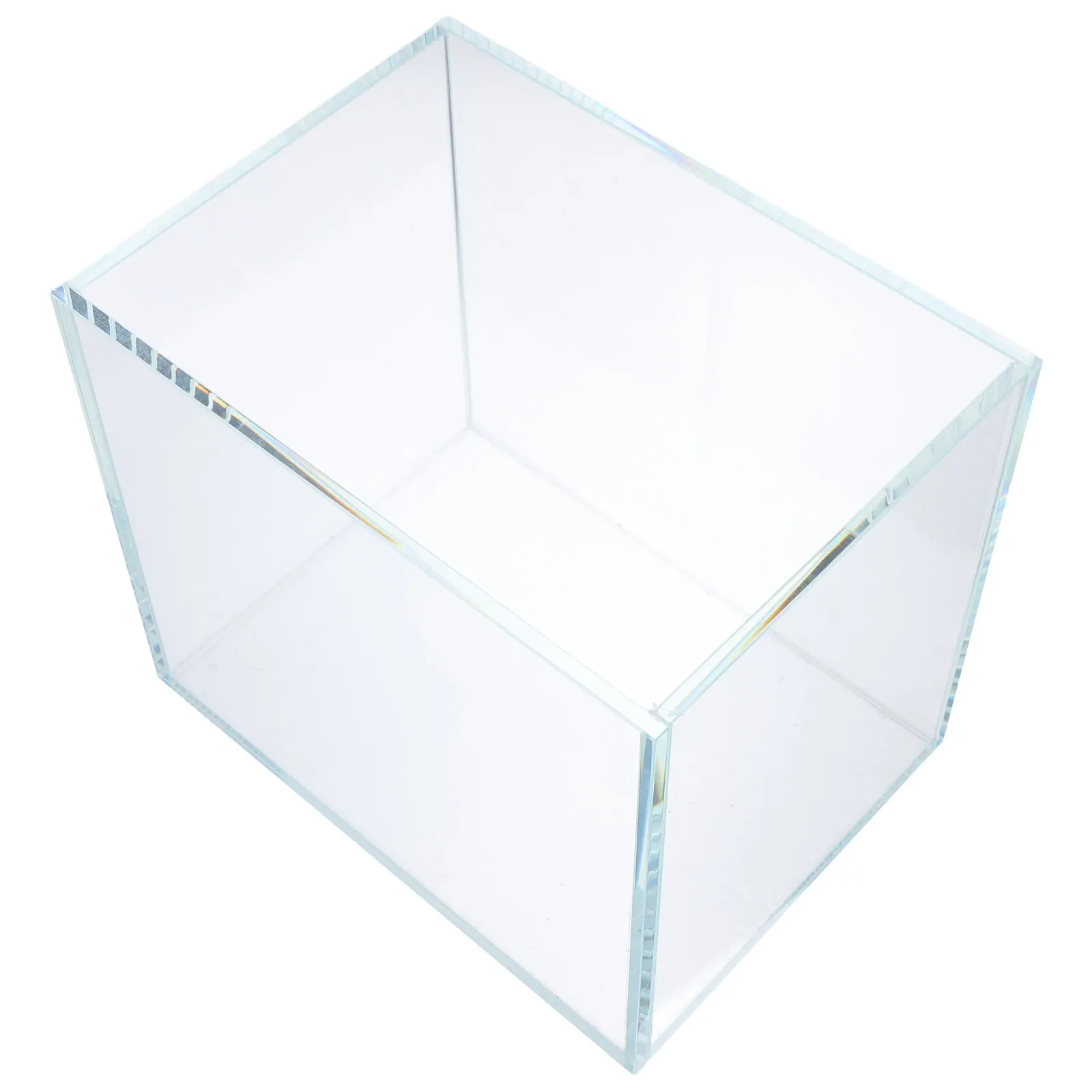 

Мини-аквариум для рыбок Бетта, прозрачный стеклянный аквариум, компактный дизайн для офиса и дома, небольшой прозрачный аквариум для рыбок.