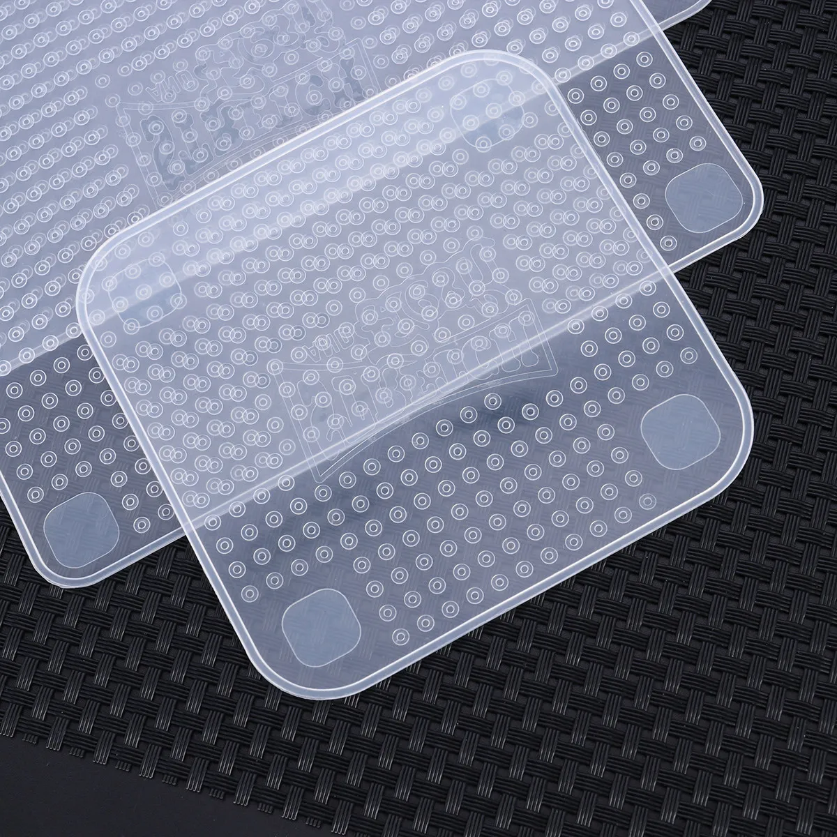 Silicone Food Covers 3 Pack Reusable Stretch Seal Wraps for Bowls Containers Microwave Fridge S M L