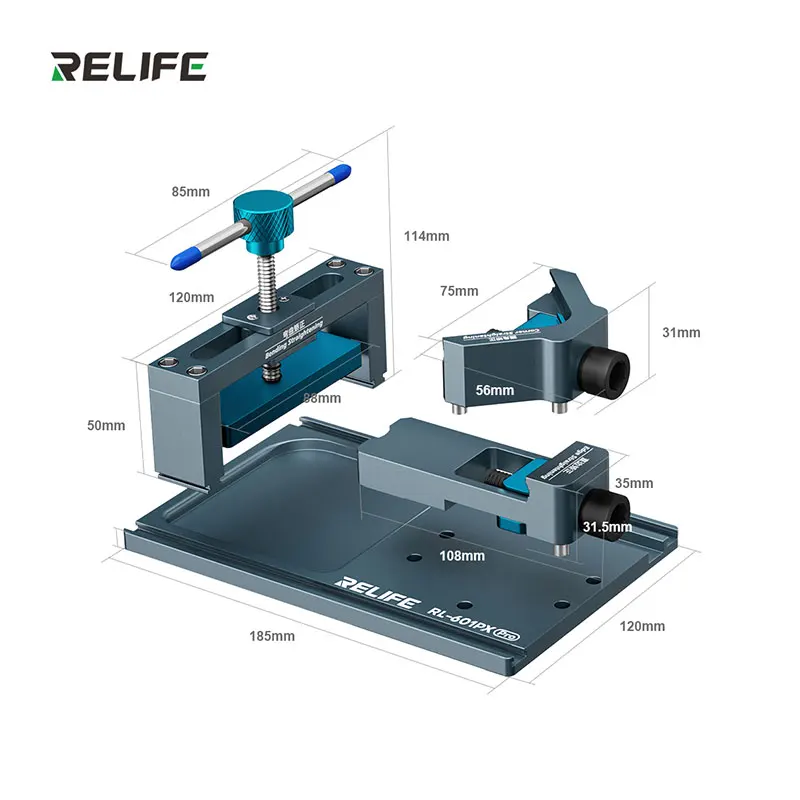 RELIFE RL-601PX Pro Multifunktionaler Randkorrektor, geeignet für die Reparatur von Mittelrahmen und Ecken. – Detail 18