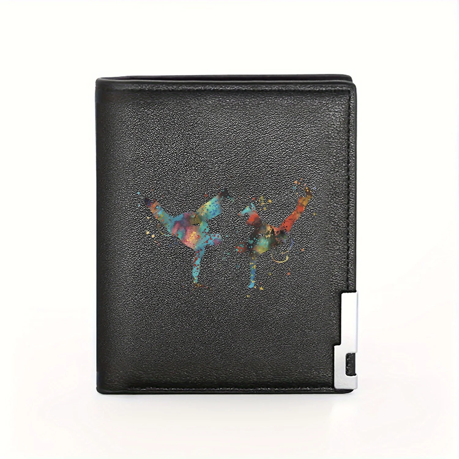 capoeira-lutadores-silhueta-aquarela-impressao-carteira-de-negocios-masculino-casual-elegante-simples-pratico-qualidade-carteira-elegante-printi