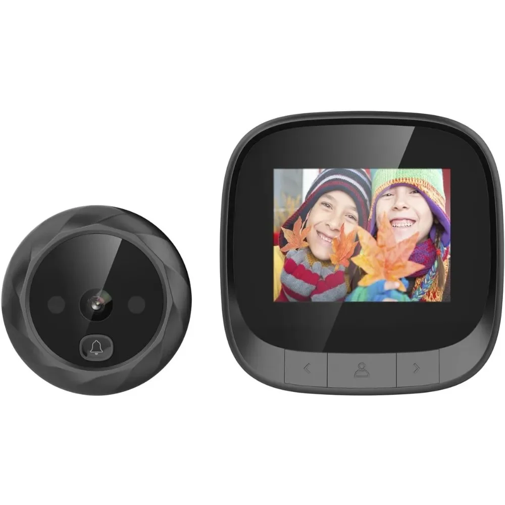 

Digital Door Viewer 2.4 inch LCD Screen 90 Degree Smart Video Camera Doorbell Peephole with 600mAh Lithium Battery