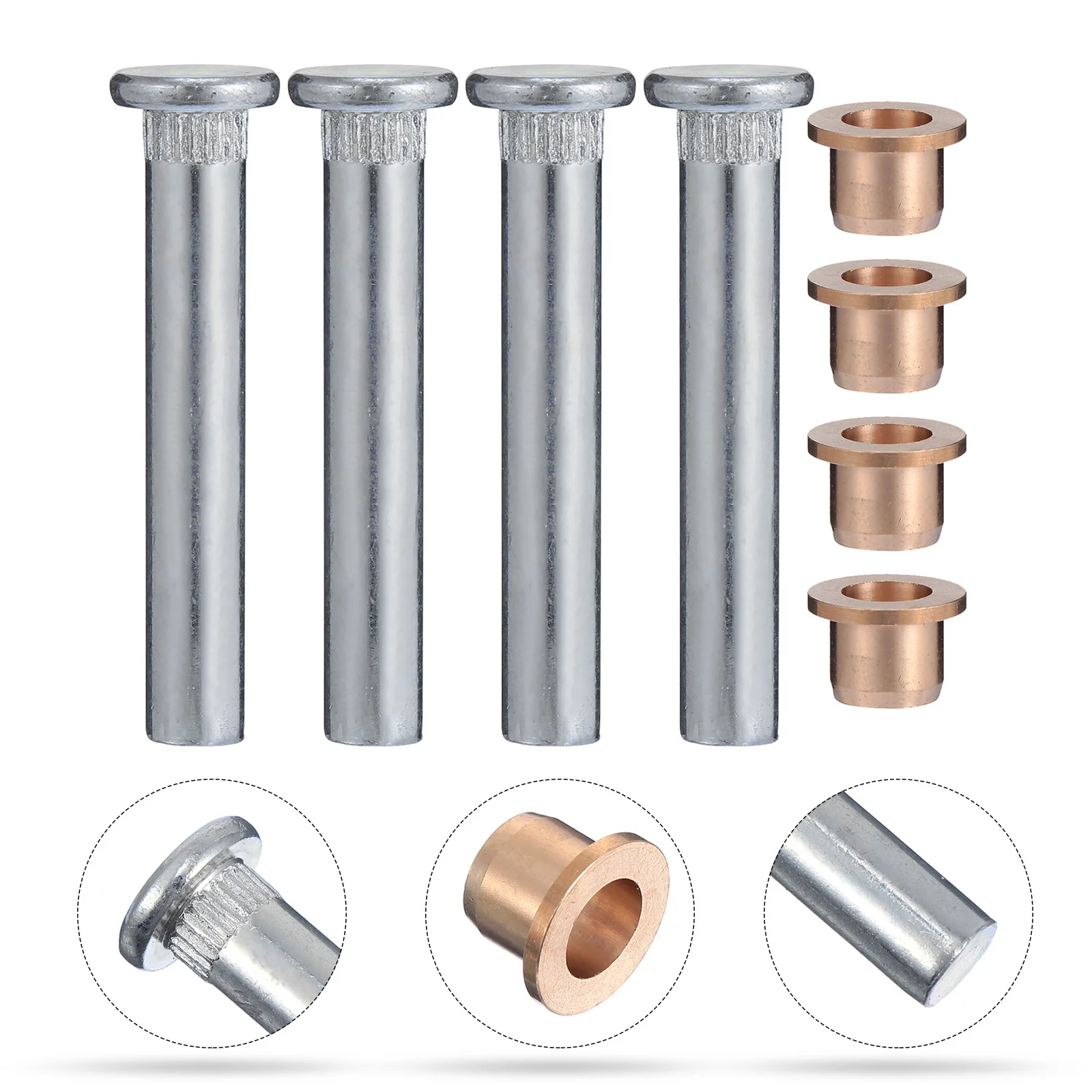 

1Set Car Door Hinge Repair Kit High Strength Repair Fittings Accurate Fit Prevent Door Dislocation for Smooth Operation Vehicle