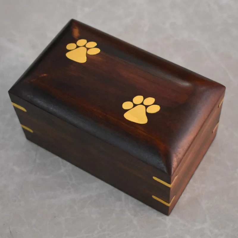 Urn Cat Pet Dog Urns Memorial Cremation Box Keepsake Wooden Resistant Wear Ceramic Lovely Accessory Compact Household Convenient