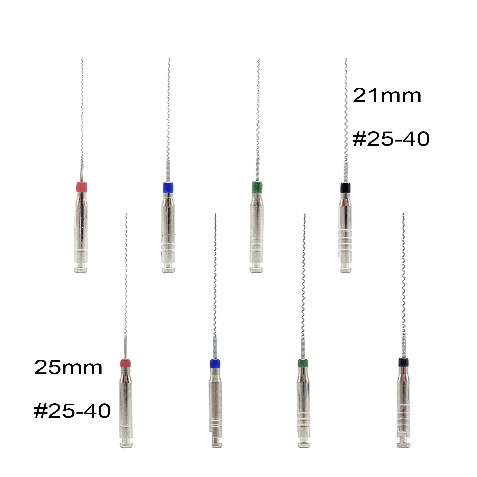 TOMENTY-portadores de pasta giratoria Dental, 4 piezas, relleno en espiral 25-40 # Lentulo, pasta de llenado de motor surtido, Material de