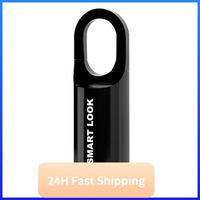 T30C New Fingerprint Padlock M01 Anti-Theft Smart Door Lock Keyless USB Rechargeable Security For Home Bike Locker