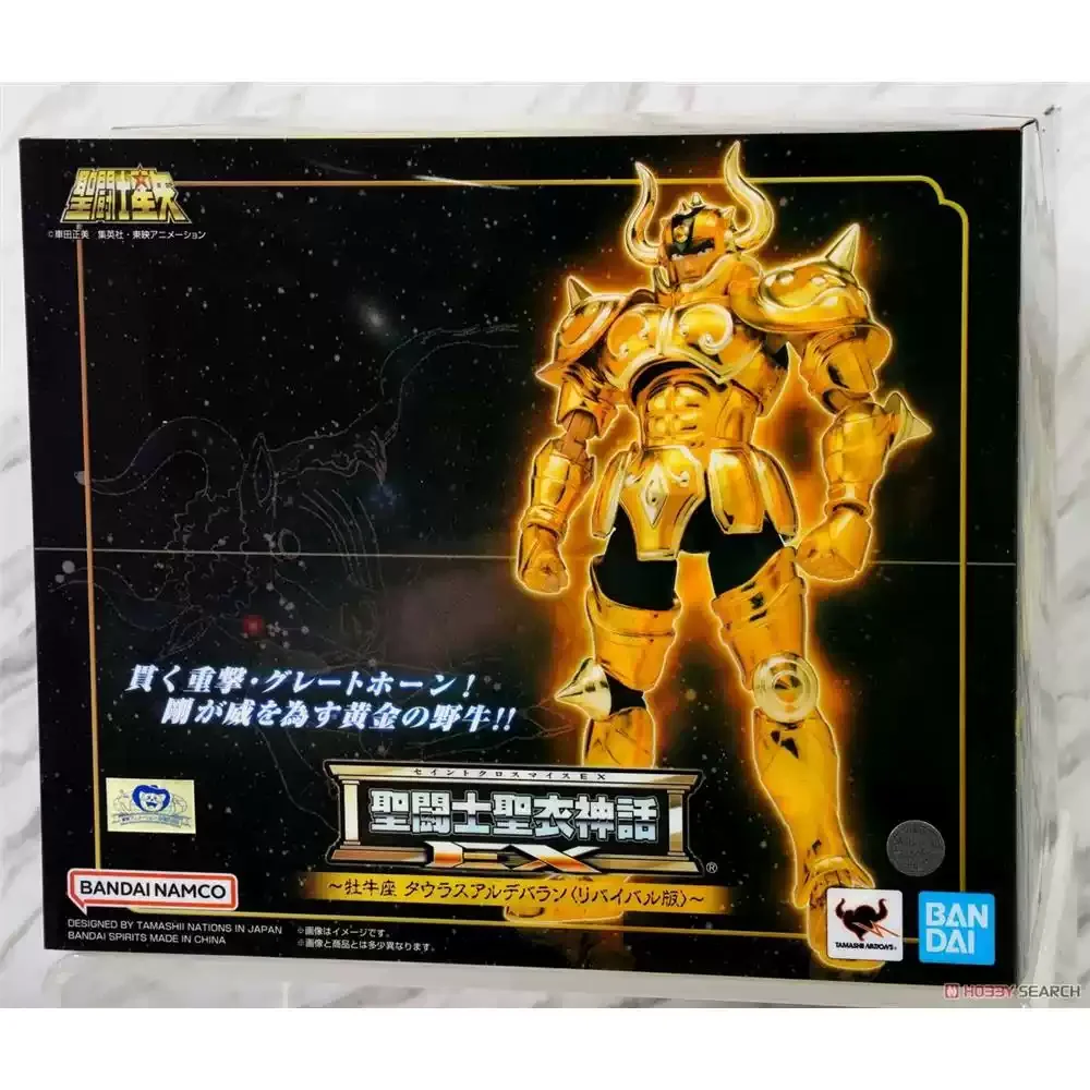 

In stock Bandai Saint Seiya Myth Cloth EX Gold Saint Taurus Aldebaran (Revival Version) Action Figure - Toy Collection Gift