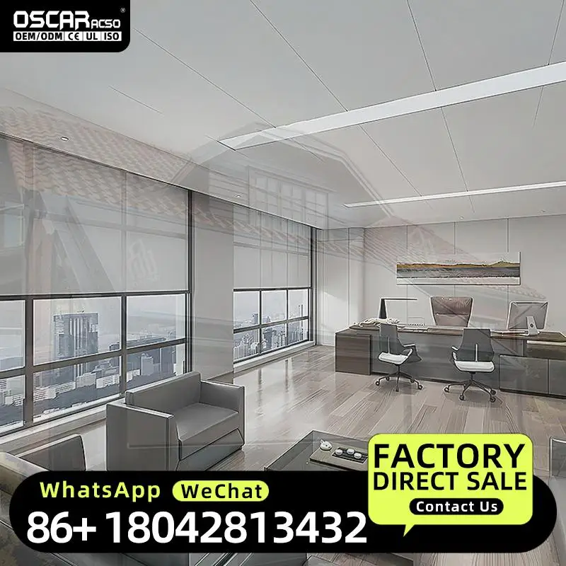 Smart Motorized Electric Roller Blinds with Tuya Matter Zigbee Tech Full Blackout for Office Hotel Windows (5% Off $2000 33% Reo