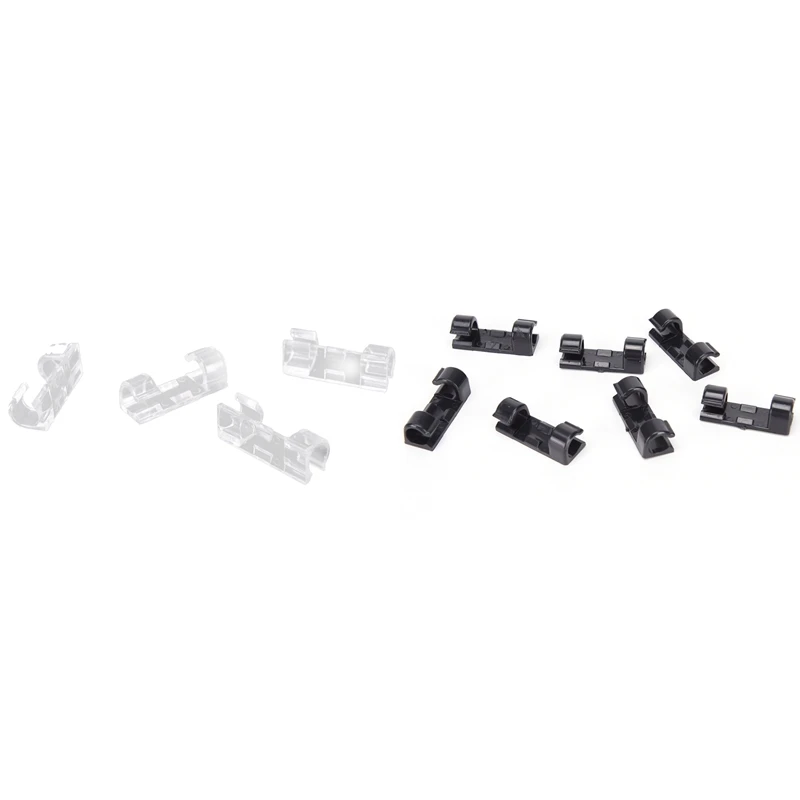 

Premium-2 Set Wire Fixing Clamp Clip Desktop Wire Clear Up Clips Holder Clamps Cable Clip Device USB Cord Clips Holder Organiser