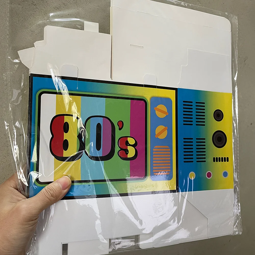 80s Party Favor Treat Boxes Retro Radio Boom Box Gift Boxes Candy Goodies 1980s Theme Hip Hop Music Party Supplies Decoration