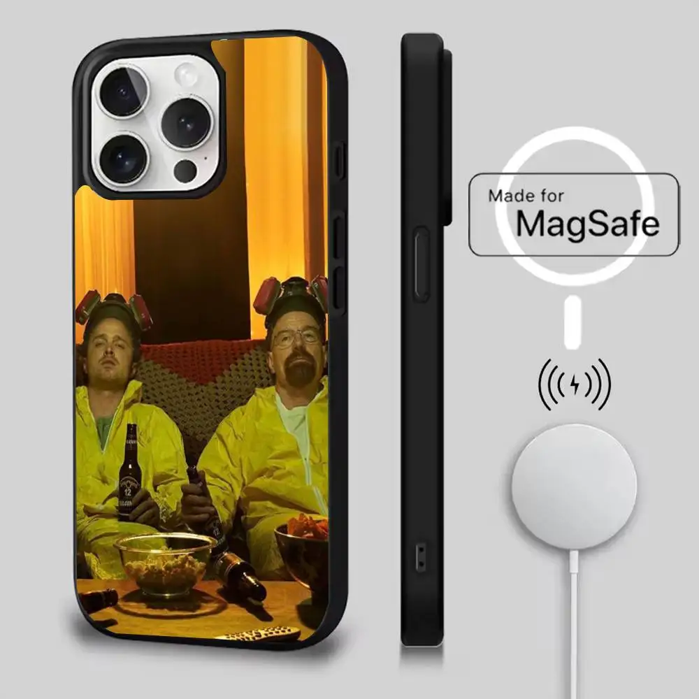 حافظة هاتف B-BreakingS Bad Jesse لهاتف iPhone 17,16,15,14,13,12,11,Pro,Max,Plus,Mini,Air,SE شحن لاسلكي مغناطيسي جديد من Magsafe