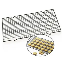 Square Stainless Steel Grid Cake Cooling Rack Cookies Biscuits Drying Rack Cooling Stand Baking Pan Baking Tools 25*40/27cm