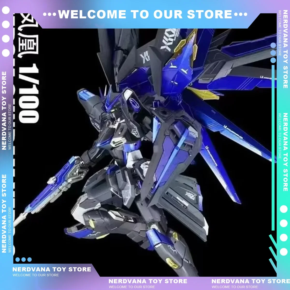 1/100  Dark Phoenix 2.0 Sakura Free MG Figurine Model Kits Anime Figure Edition Heresy Assembly Mecha Toy Tabletop Decor Robot