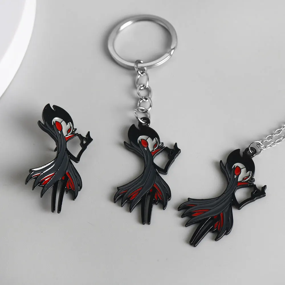 The Hollow Knight cosplay pendant necklace keychain anime cartoon figure Troupe Master Grimm brooch badge props fans gifts