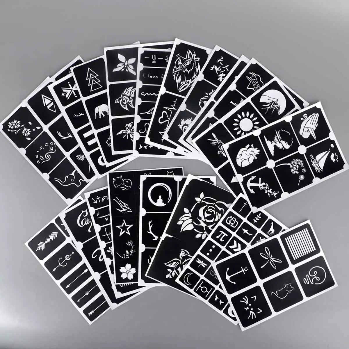 

Набор шаблонов для татуировок с животными и цветами, оленем и котятами, бабочками, модный набор шаблонов для татуировок, можно использовать для рисования распылением, соковой пасты своими руками, перманентной татуировки, для боди-арта, ручная роспись, кра