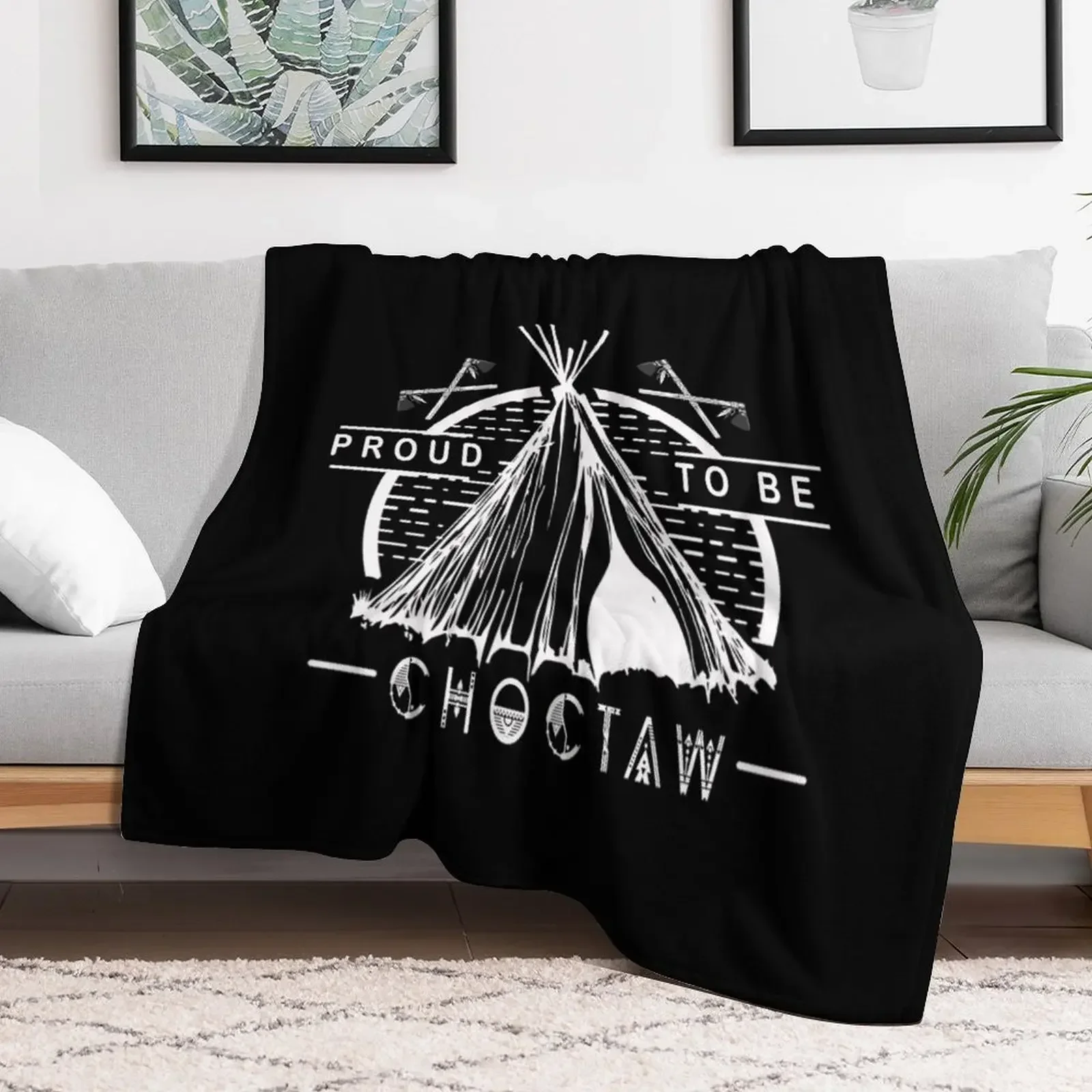 

proud to be choctaw Throw Blanket Furry Designers manga Blankets Soft Blankets For Sofas Hairys Blankets