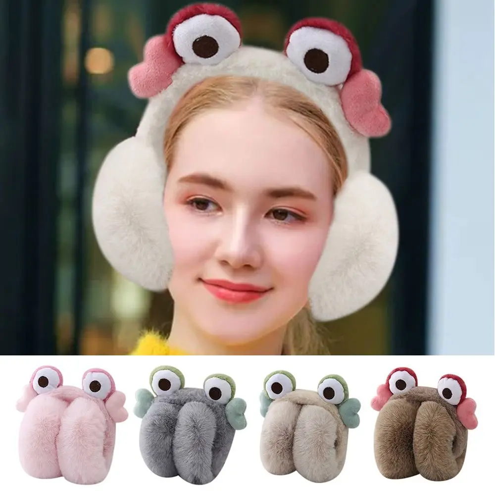 

Теплые модные осенне-зимние наушники для езды на велосипеде и лыжах, утепленные наушники для женщин и мужчин, удобные наушники с героями мультфильмов унисекс