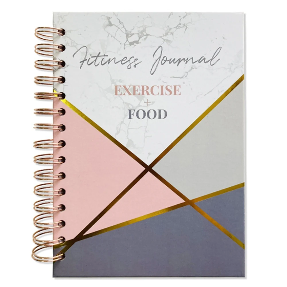 Compact Workout Fitness Journal Planners,Daily Weekly Non-Dated Planner, Notepad For Fitness And/Nutrition Journal/Planners