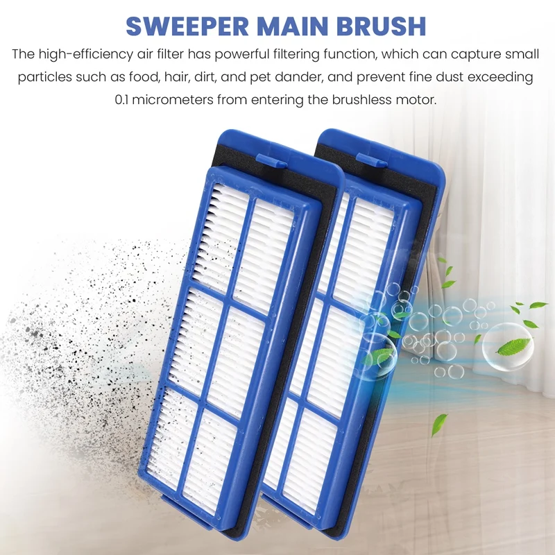 Accessories Kit For Eufy Robovac 11S Max, Replacement Parts For Robovac 15C Max 30C Max Robotic Vacuum Cleaner 12 Pack