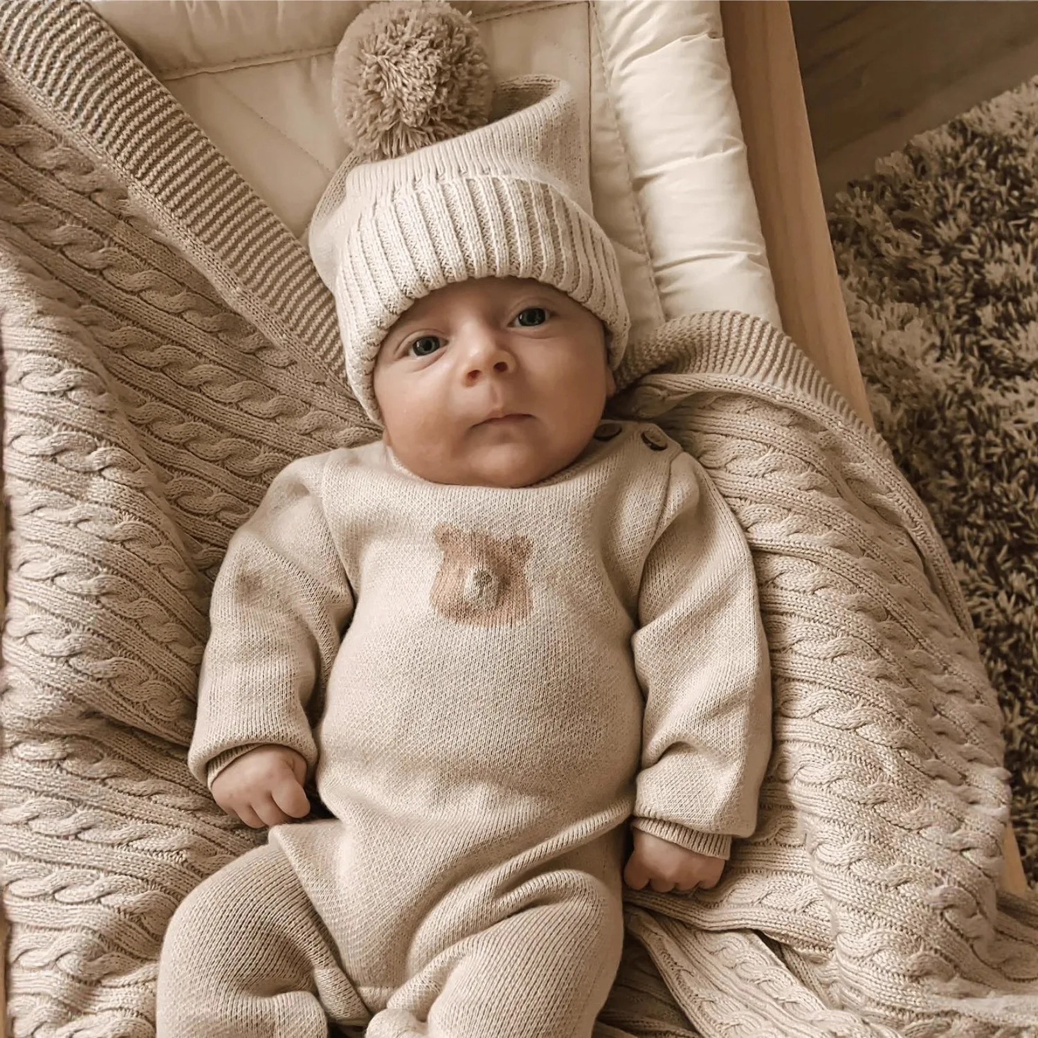 2025-autunno-nuovo-bambino-manica-lunga-maglia-pagliaccetto-cappello-2-pezzi-set-neonato-simpatico-cartone-animato-orso-stampa-tuta-infantile-del-bambino-maglione