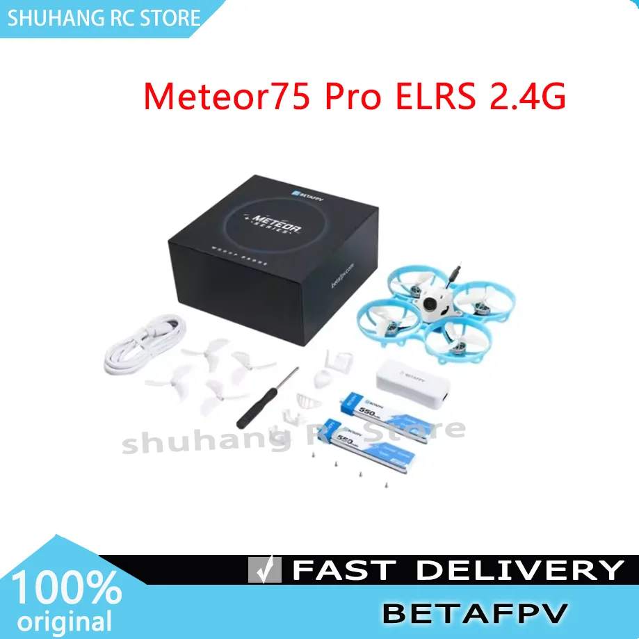 

Original BETAFPV Meteor75 Pro ELRS 2.4G 1102 22000KV Motors Matrix 1S Brushless Flight Controller Racing Drone RC Airplane