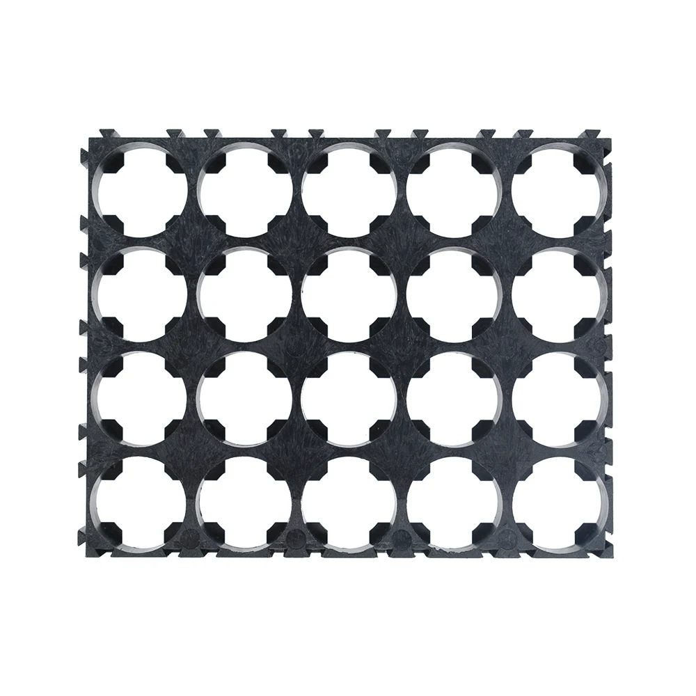 18650 Batteriehalter 1X2 1X3 3X5 3x6 4x5 Zellen-Abstandshalter 18650 Lithium-Batterie Kunststoffgestell Batterien Kühlgehäuse – Detail 5