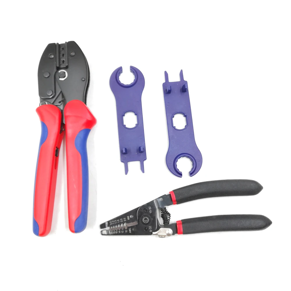 KIT-2546BS Solar PV Crimper Set Solar Tools Kit Wire Stripping Crimping and Cutting Tool Multi Functional Tools Pliers in stock