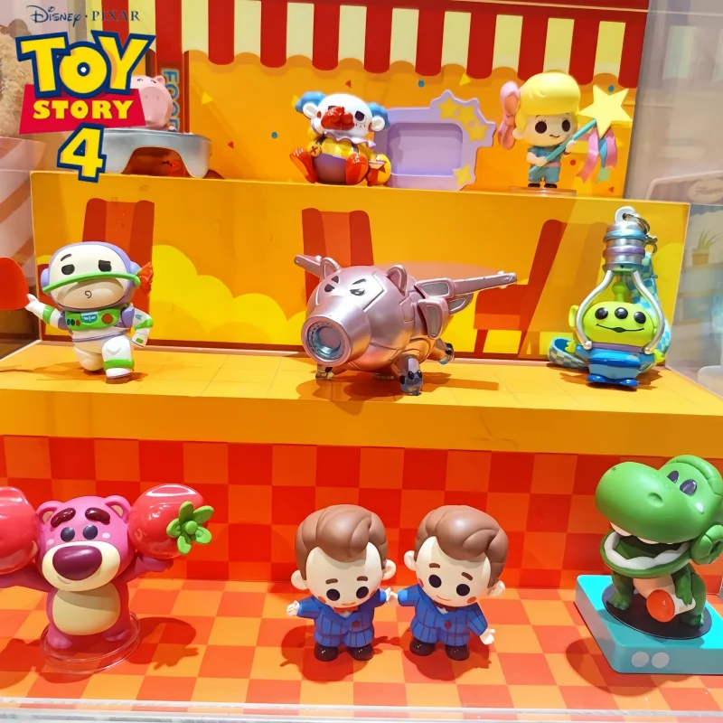 

Genuine Pixar Toy Story Life Of Toys Series Blind Box Mystery Box Buzz Alien Benson Anime Action Figure Toy Ornament Kids Gift