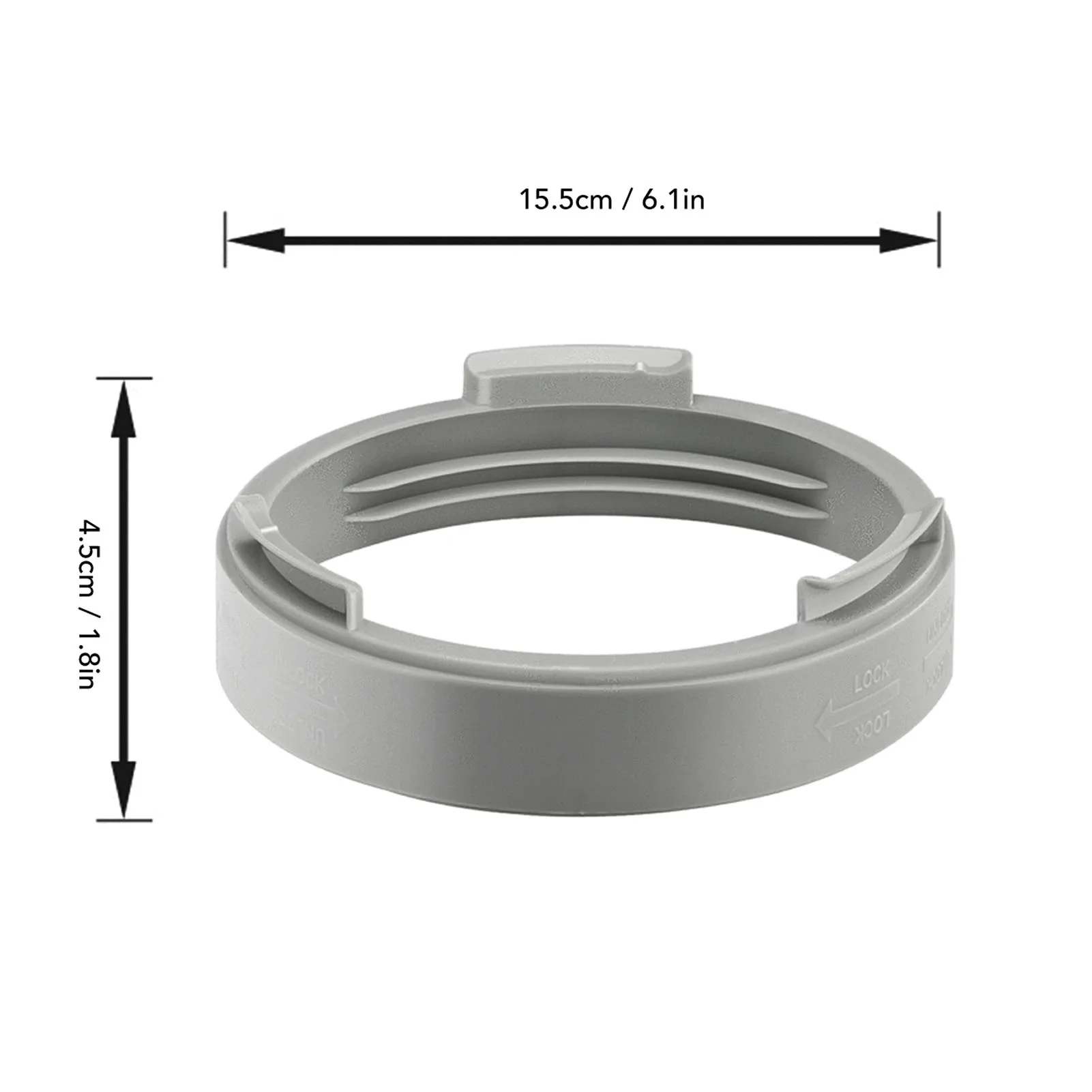 مكيف الهواء مقرنة خرطوم العادم 5.9in العالمي موصل دائري التيار المتناوب اقتران تمديد دعم CW CCW الموضوع لخرطوم 150 مللي متر #6