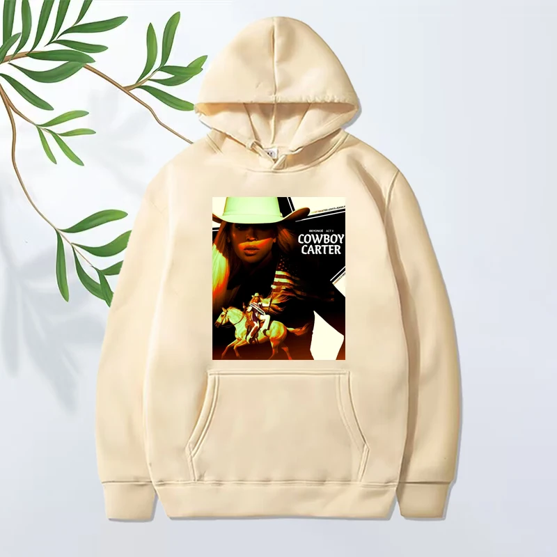 Cowboy Carter Beyoncé Essential Graphics hoodie men ’s women vintage Long sleeve streetwear fashion print oversized tops unisex