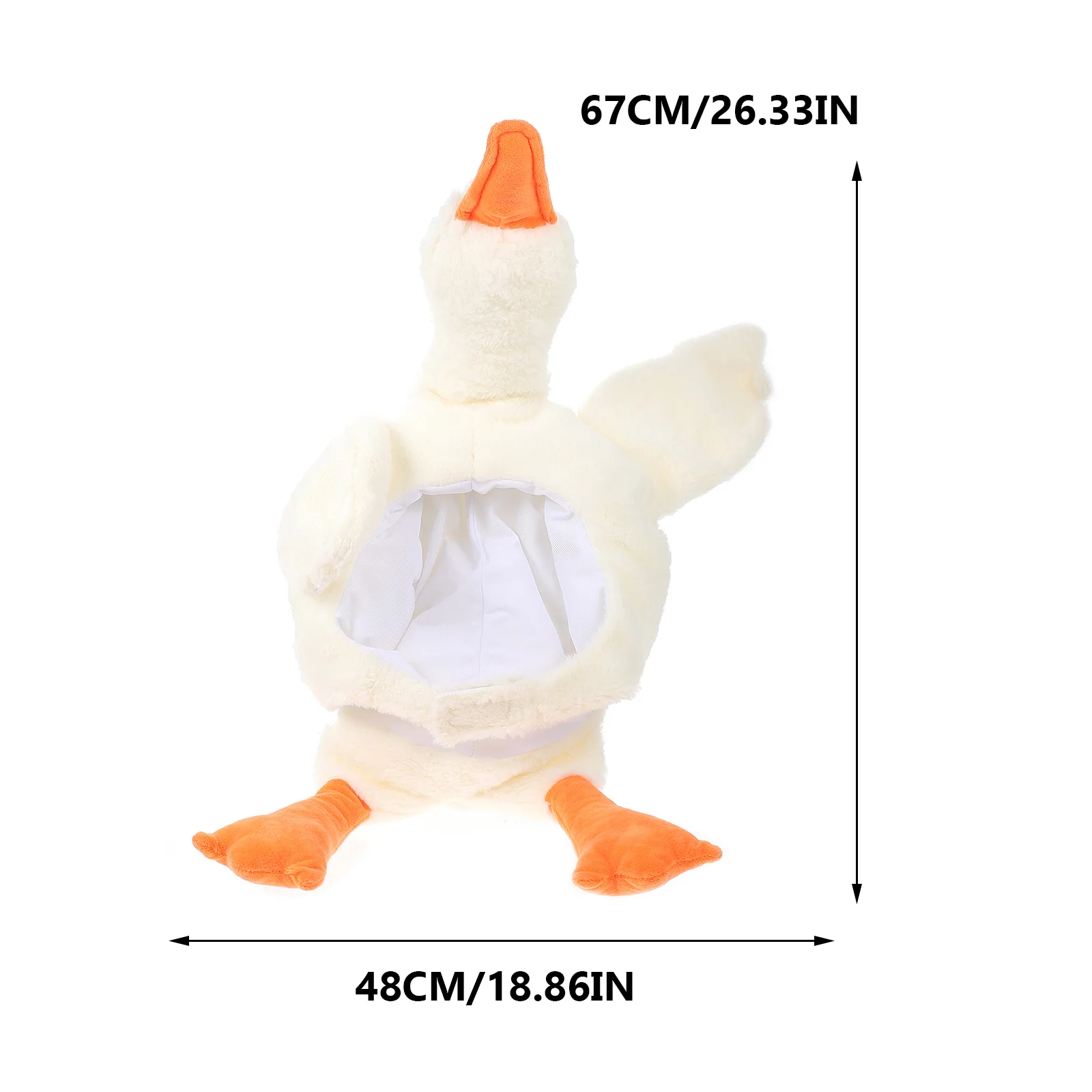 White Goose Design Hat Headgear Cosplay Accessories Performance Prop Party Child Band