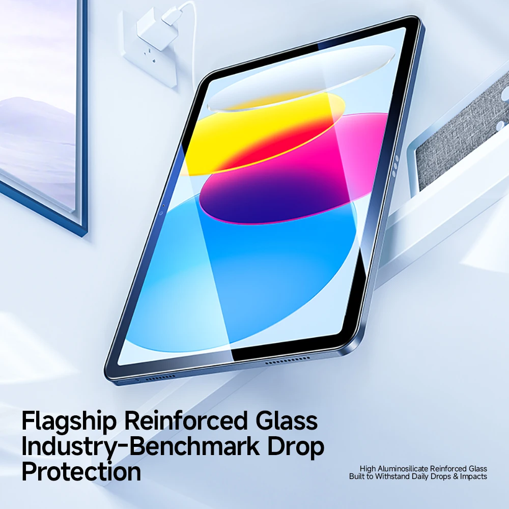 SmartDevil 2PCS Screen Protector for iPad Pro 11 inch 2025/2024 Smooth Anti-fingerprint Tempered Glass Film for iPad Air8 Mini 6