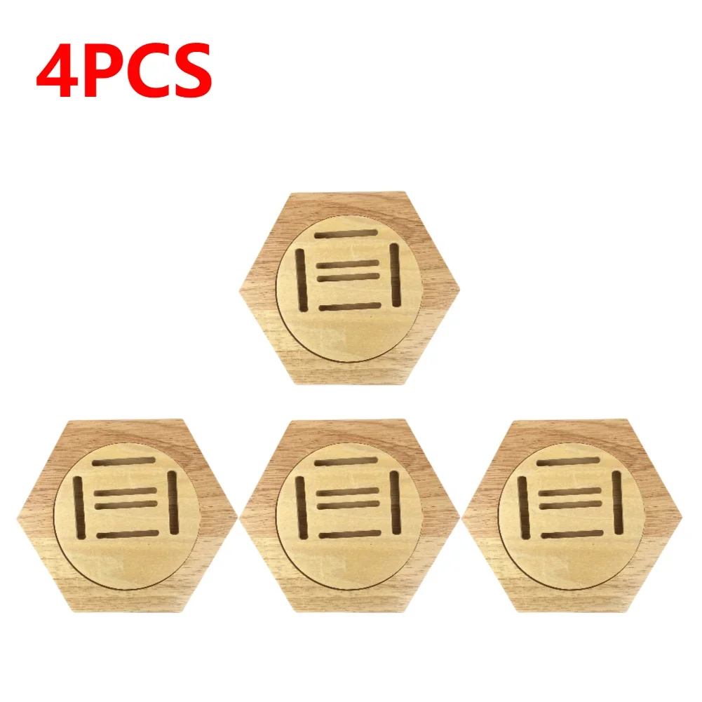1-10 Stuks Houten Medaille Display Racks Zeshoekige Honingraat Medaille Display Stand Honingraat Combinatie Medaille Houder Wanddecoratie